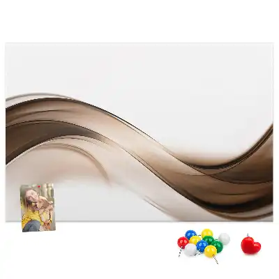 Korková nástenka Abstraktná čiara