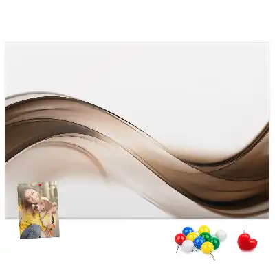 Korková nástenka Abstraktná čiara