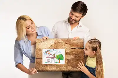 Korková nástenka s textúrou dreva
