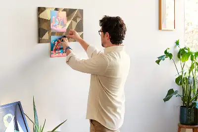 Korková nástenka Abstraktné trojuholníky
