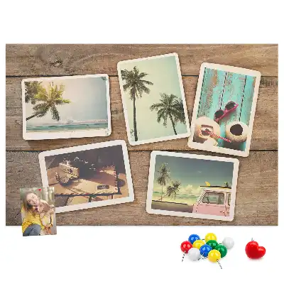 Nástenka do detskej izby na polaroidové fotky