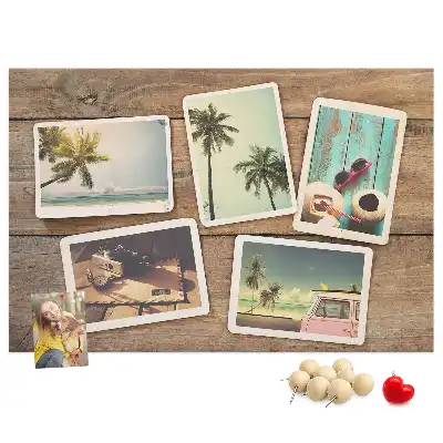 Nástenka do detskej izby na polaroidové fotky