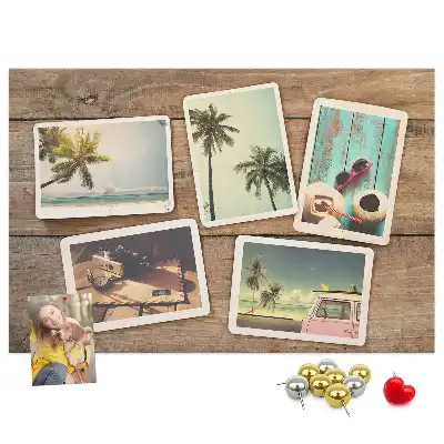 Nástenka do detskej izby na polaroidové fotky