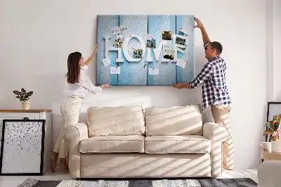 Nástenná dekorácia do detskej izby Nápis home