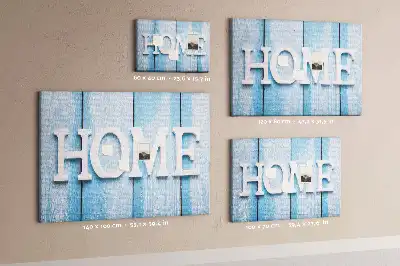 Nástenná dekorácia do detskej izby Nápis home