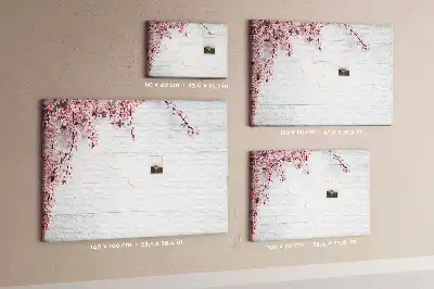 Korková nástenka Jarné kvety