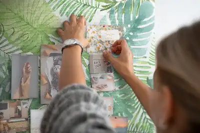 Korková nástenka Tropické listy