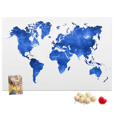 Nástenka do detskej izby Mapa sveta vesmír