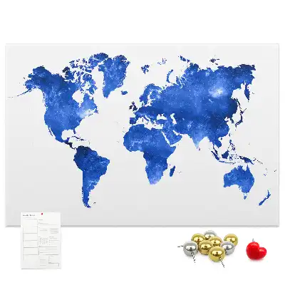Nástenka do detskej izby Mapa sveta vesmír