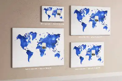 Nástenka do detskej izby Mapa sveta vesmír