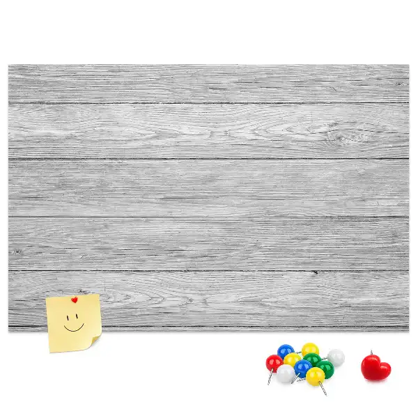 Korková nástenka s drevenými panelmi