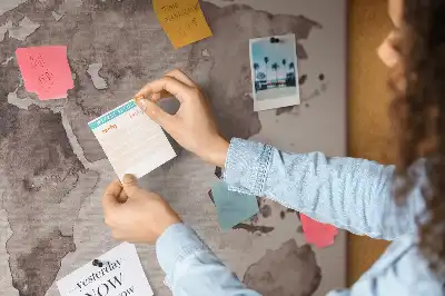 Nástenka do detskej izby Akvarelová mapa sveta