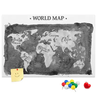Nástenka do detskej izby Retro mapa sveta