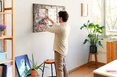 Korková nástenka s motívom antickej mapy