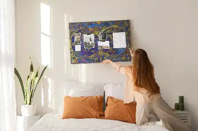 Nástenka do detskej izby s motívom atlasu sveta