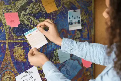 Nástenka do detskej izby s motívom atlasu sveta