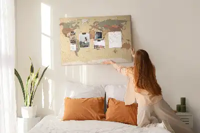 Nástenka do detskej izby Mapa starého sveta