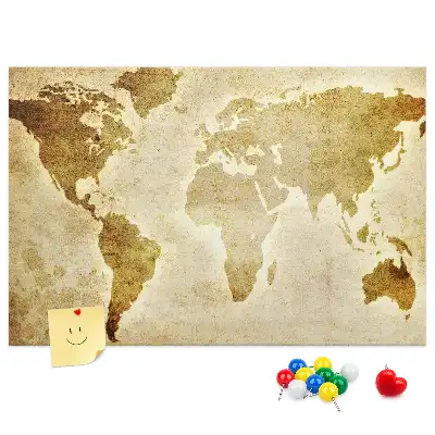 Korková nástenka Mapa starého sveta