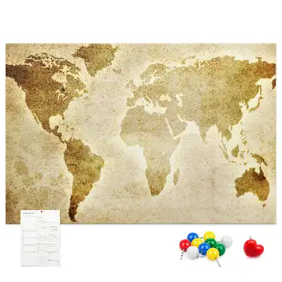 Korková nástenka Mapa starého sveta