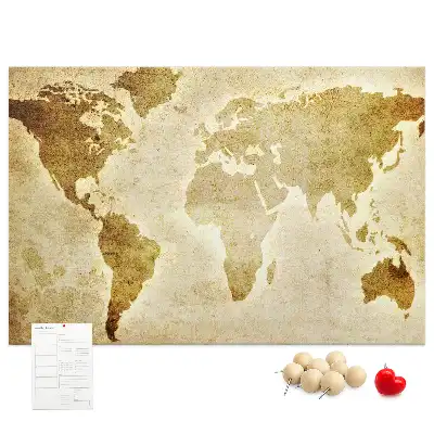 Korková nástenka Mapa starého sveta