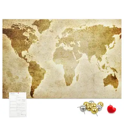 Korková nástenka Mapa starého sveta
