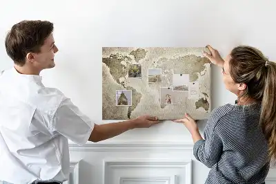Panoramatická mapa sveta na nástenku do detskej izby