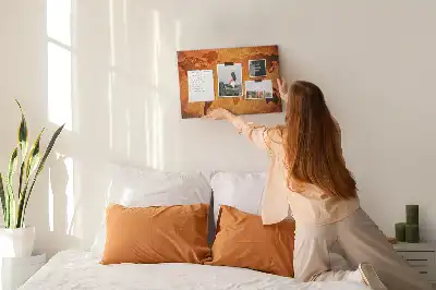 Veľká korková nástenka s mapou sveta