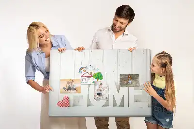 Nástenná dekorácia do detskej izby alebo obývačky s nápisom Home
