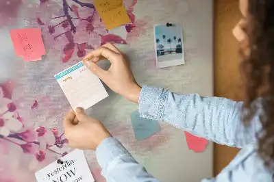 Korková nástenka Kvety jar