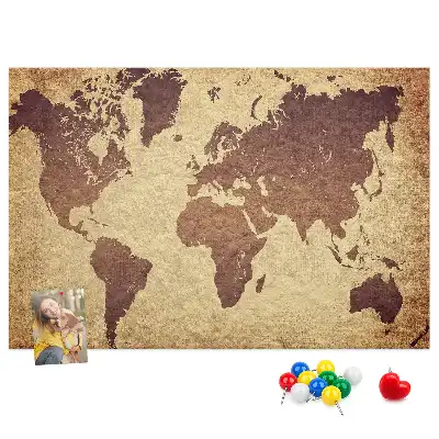 Nástenka do detskej izby Mapa starého sveta