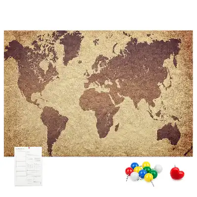 Nástenka do detskej izby Mapa starého sveta