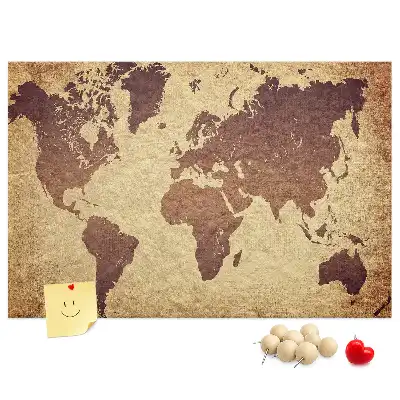 Nástenka do detskej izby Mapa starého sveta