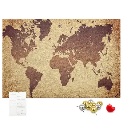 Nástenka do detskej izby Mapa starého sveta