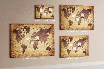 Nástenka do detskej izby Mapa starého sveta