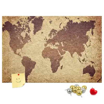 Nástenka do detskej izby Mapa starého sveta