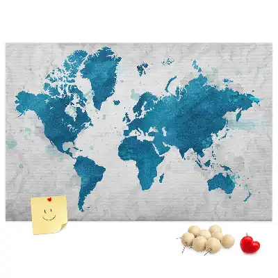 Nástenka do detskej izby Mapa sveta