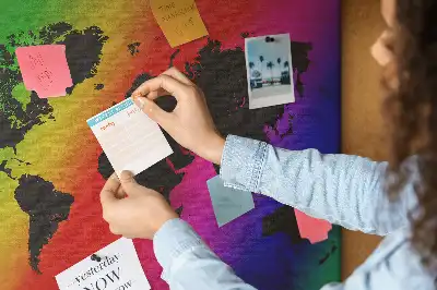Nástenka do detskej izby Mapa sveta