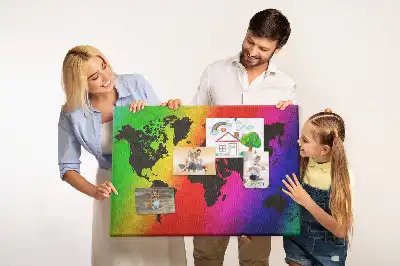 Nástenná mapa sveta do detskej izby alebo kancelárie
