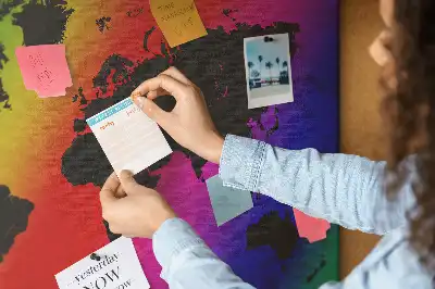 Nástenka do detskej izby Mapa sveta