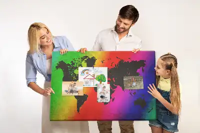 Nástenná mapa sveta do detskej izby alebo kancelárie