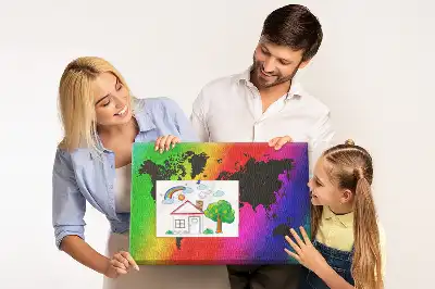 Nástenná mapa sveta do detskej izby alebo kancelárie