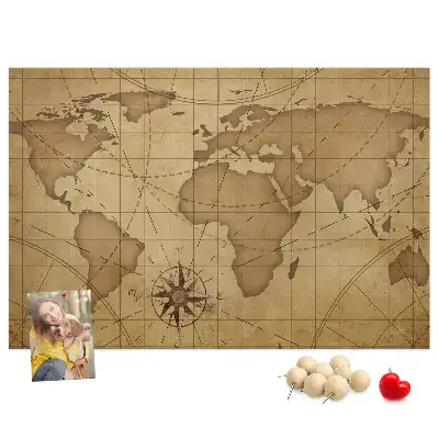 Nástenka do detskej izby Mapa starého sveta