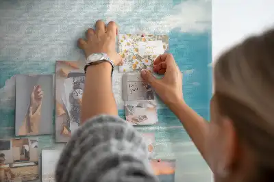 Korková nástenka s motívom morskej krajiny