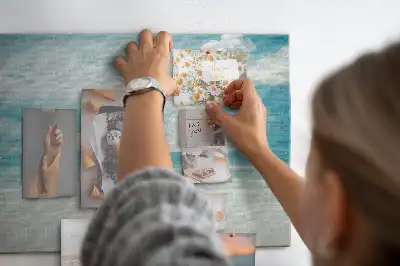 Korková nástenka s motívom morskej krajiny