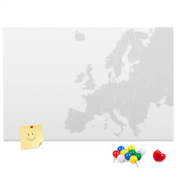 Nástenka do detskej izby Mapa Európy