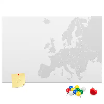 Nástenka do detskej izby Európsky kontinent rozdelenie