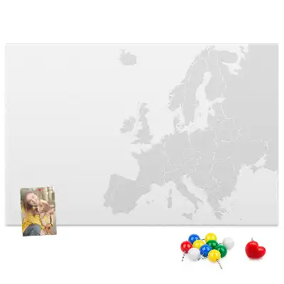Nástenka do detskej izby Mapa Európy