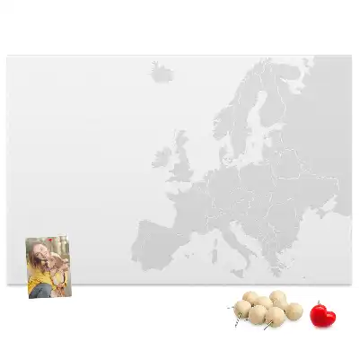 Nástenná mapa Európy pre deti s rozdelením na štáty