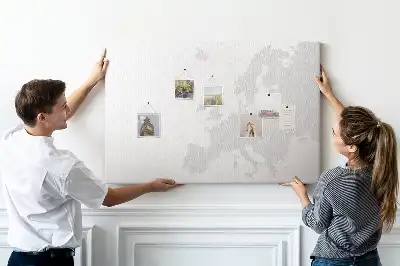 Nástenná mapa Európy pre deti s rozdelením na štáty