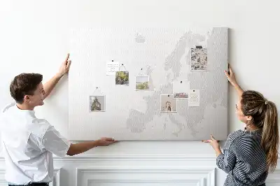 Nástenná mapa Európy pre deti s rozdelením na štáty